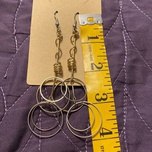 Long dangly hoop